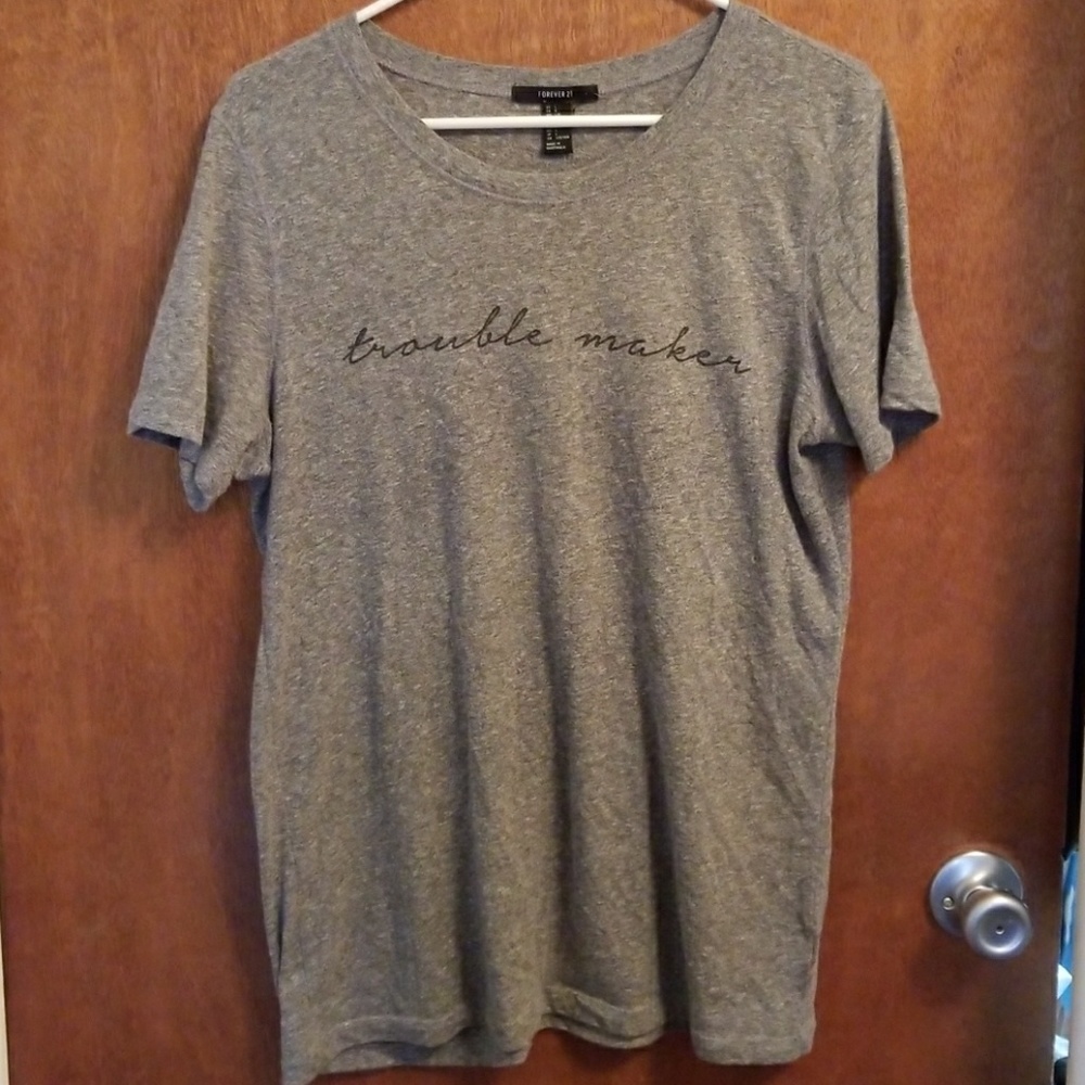 Pre-loved Forever 21 trouble maker top sz L